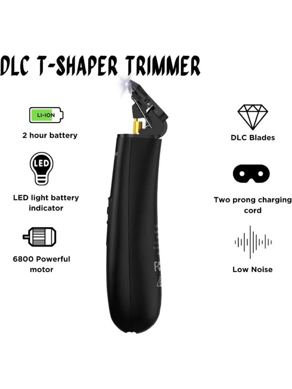 Cordless Beard & Hair Trimmer for Men - Precision T Shaper, Grooming Tool